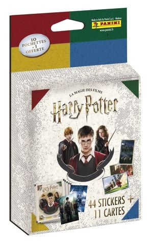 Carte Panini - Harry Potter Saga Tc Coffret 3d - 10 Pochettes + 3 Cartes Rares